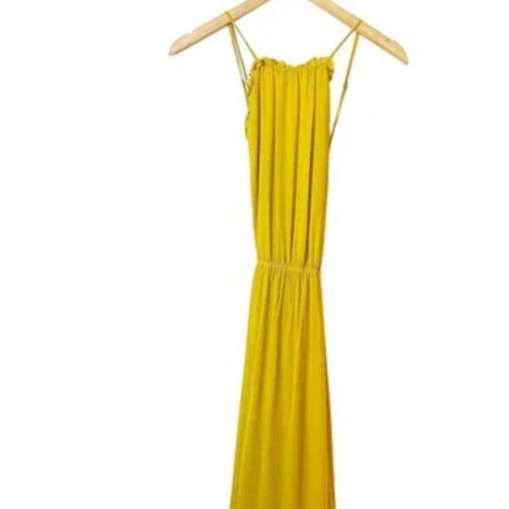 Reformation Rambla Yellow Maxi Dress Medium